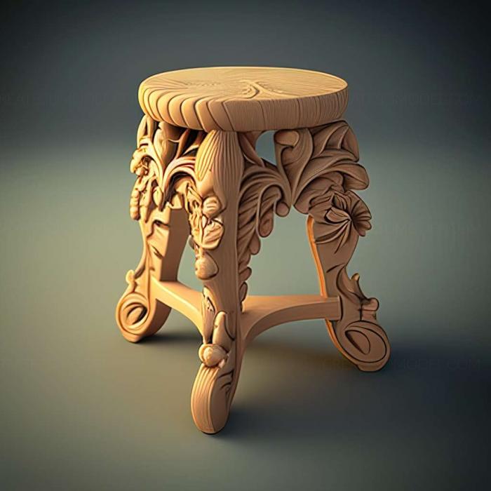 Furniture (3DFRN_325) 3D model for CNC machine
